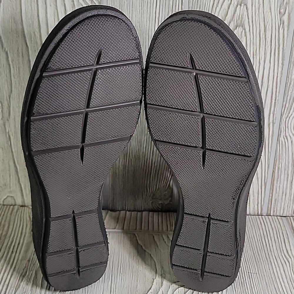 OTBT Scamper Dark Dune Leather Low Wedge Comfort Shoe Womens Size 6 NEW - Picture 7 of 12